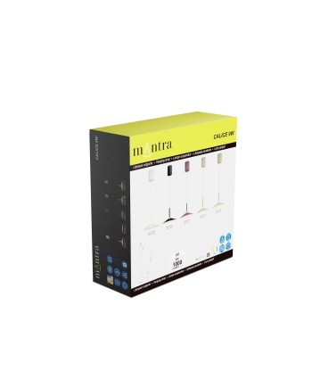 CALICE * COLGANTE PEQUEÑO LED 1L - CENIZA